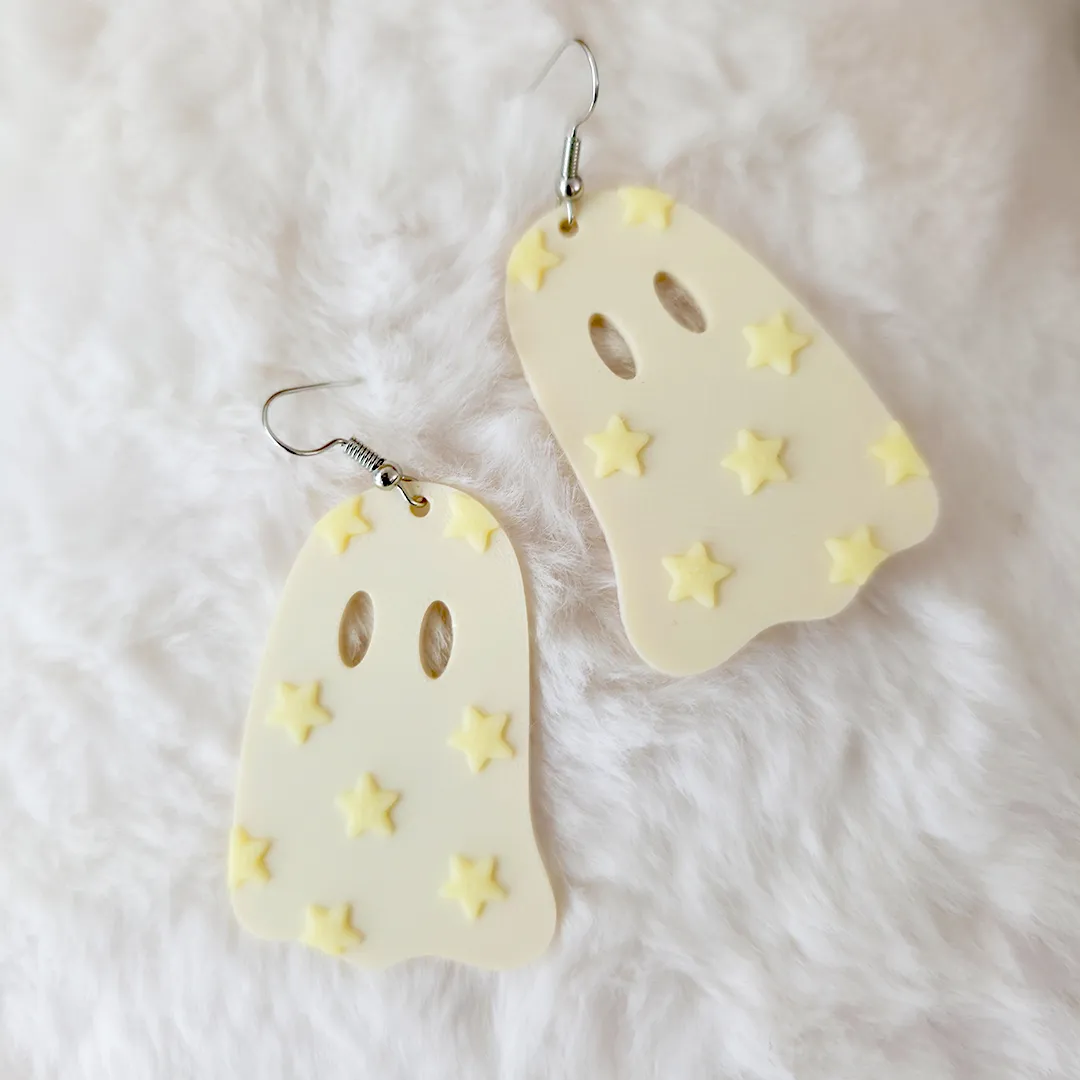 Star Ghost - Dangling Earrings view 2