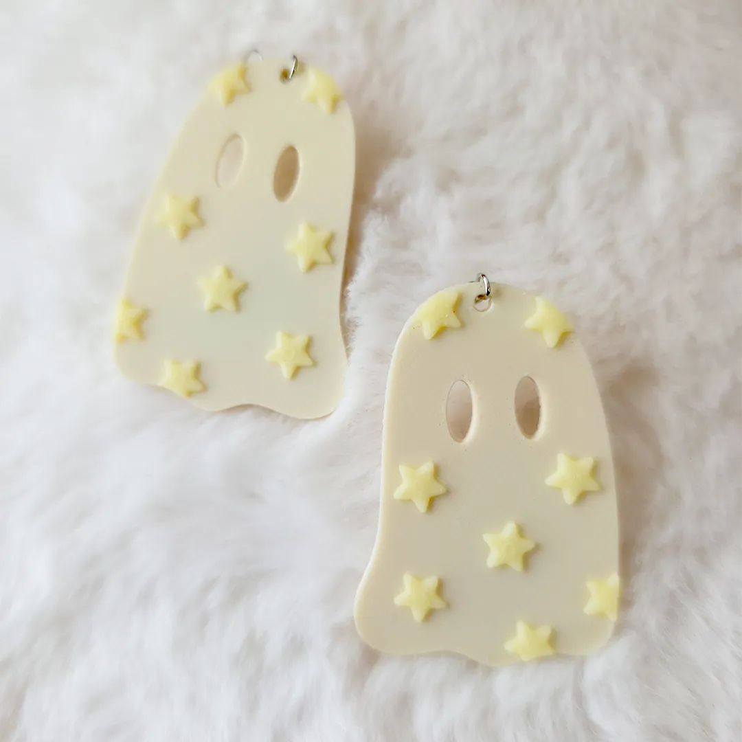 Star Ghost - Dangling Earrings view 3