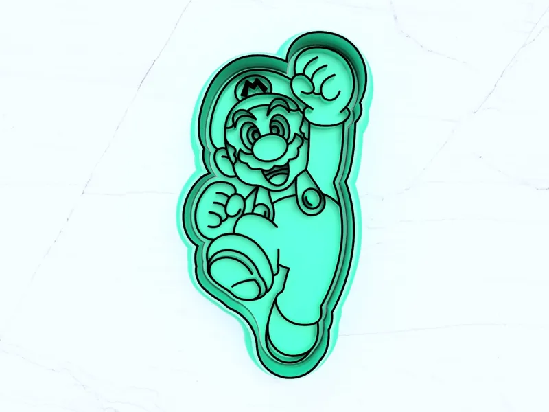 Super Mario Cookie Cutter - 10cm