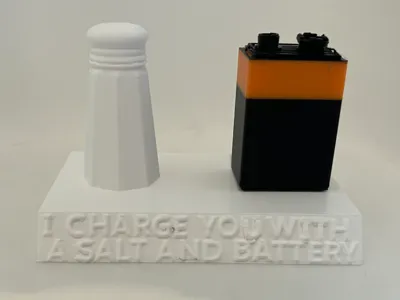 I Charge you with A Salt and Battery