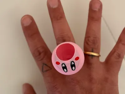 Kirby Ring. Handheld Waste Container