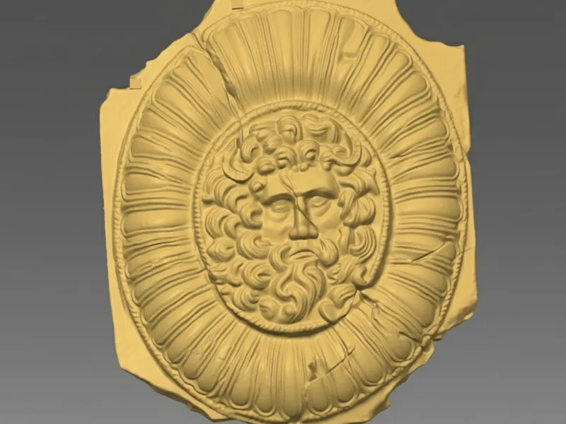medallón de Poseidón