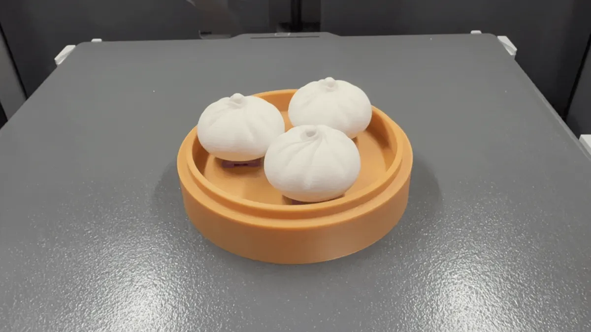 Xiao Long Bao Clicker in Dim Sum Container - Free 3D Print Model ...