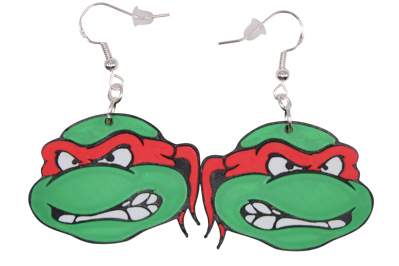 TMNT Earrings view 4