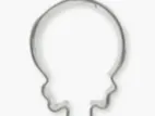 Baby rattle cookie