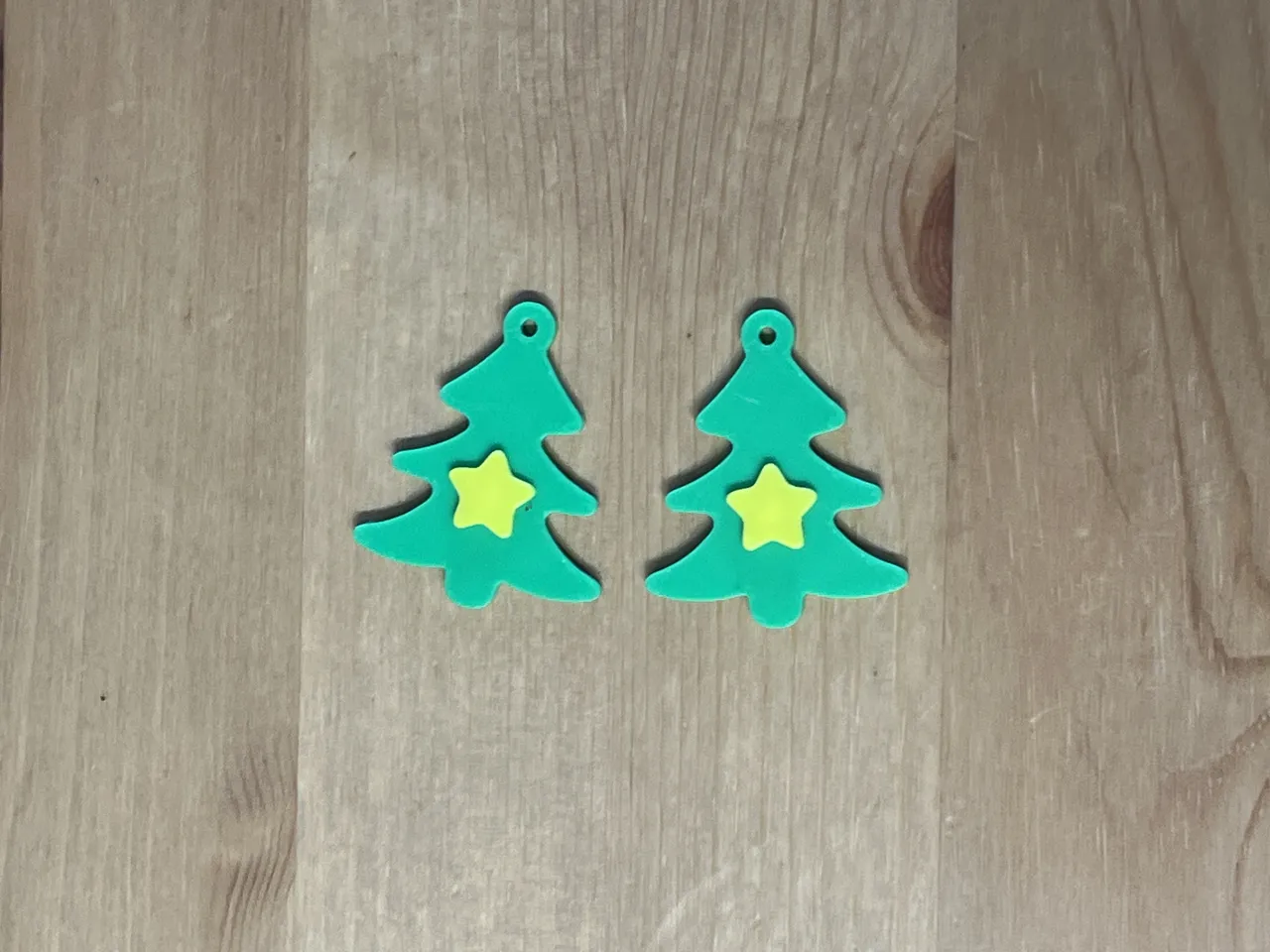 Christmas Tree Earrings view 2