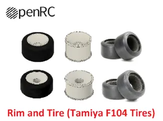 Rim and Tire (Tamiya F104) for OpenRC Kart - Clean