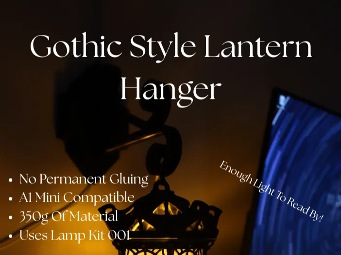 Gothic Style Wall Mounted Lamp/Lantern Hanger