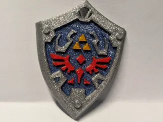 LLAVERO ESCUDO HYLIANO ZELDA MULTICOLOR