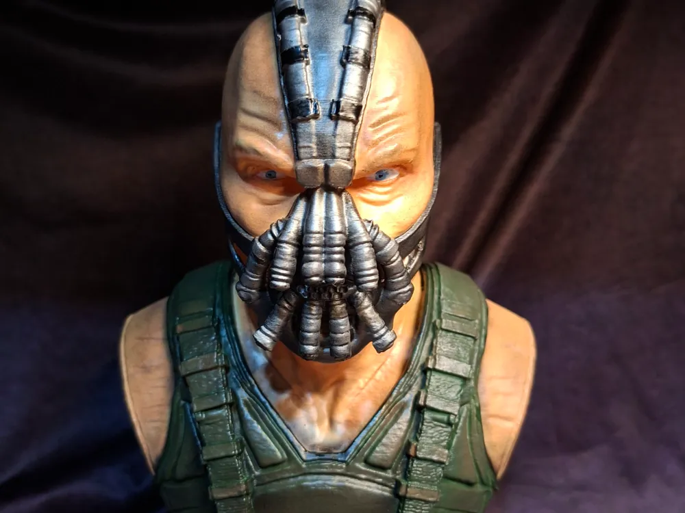 Bane Bust The Dark Knight by Random3D MakerWorld: Download Free 3D Models