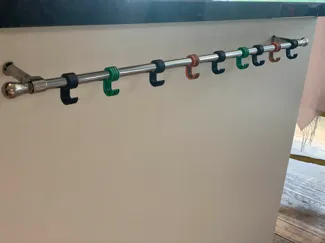 Kitchen hooks for 12mm rod or pipe