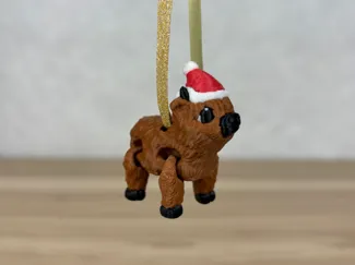 Highland Cow Fidget Ornament