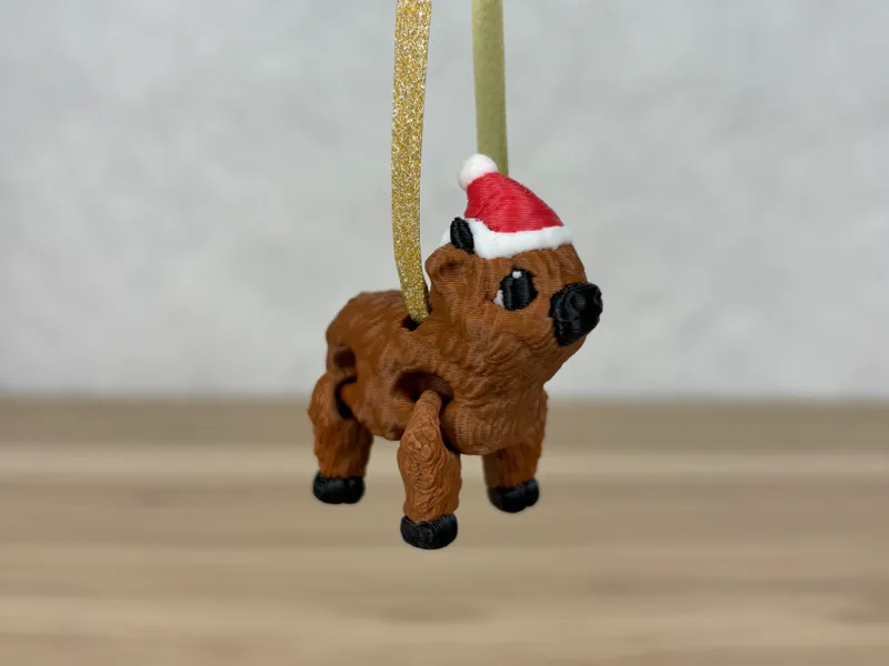Highland Cow Fidget Ornament