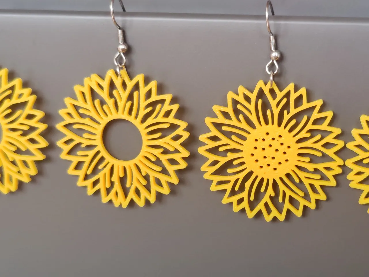 Sunflower Earring view 2