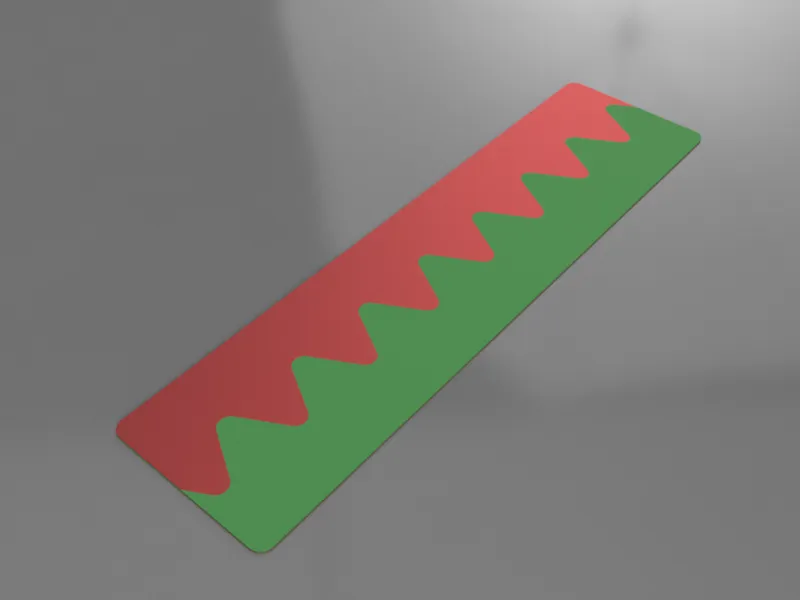 Two color bookmark