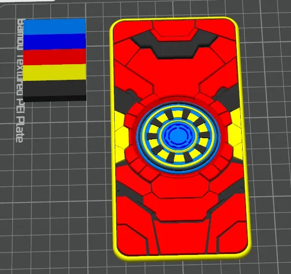Miniatura 1 do modelo 3D 钢铁侠战甲手机壳