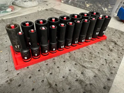 Socket tray holder 3/8"