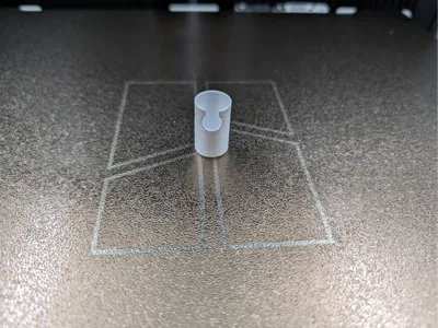 PVC window hinge cap