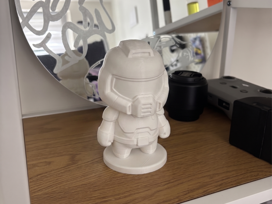 Chibi Doom Slayer | Cute Marine Warrior Figurine