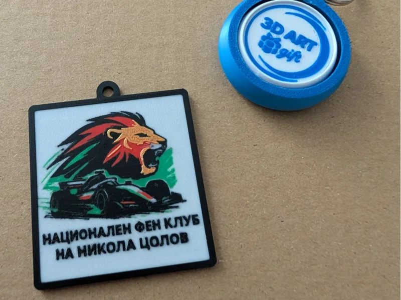 NIkola Tsolov FAN CLUB keychain