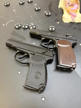 Modelo para impresión 3D: PM-Style (Makarov) Training Pistol Replica — vista de referencia 3