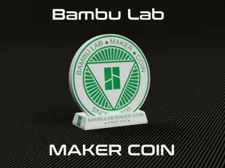 BambuLab - "Maker Coin" - Trophäe