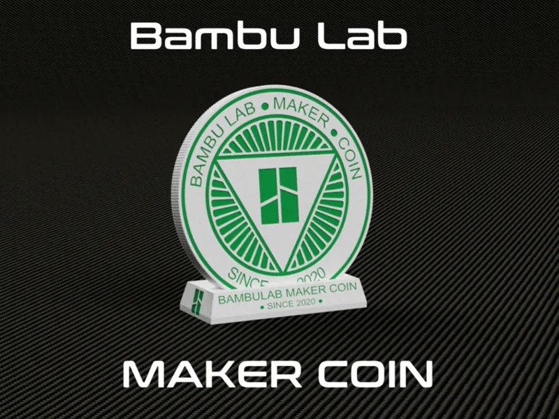 BambuLab - "Maker Coin" - Trophäe