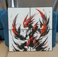 500mm, 4 color, 4 plates, 1 wall, 100% infill