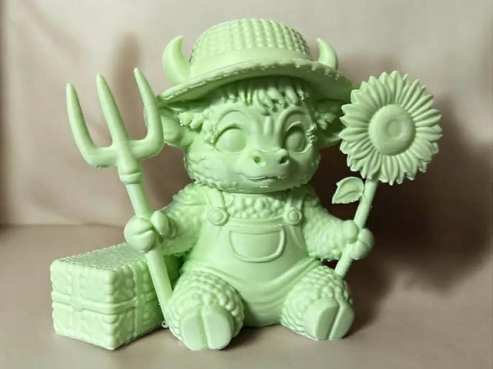 Farmer Highland Cow - Free 3D Print Model - MakerWorld