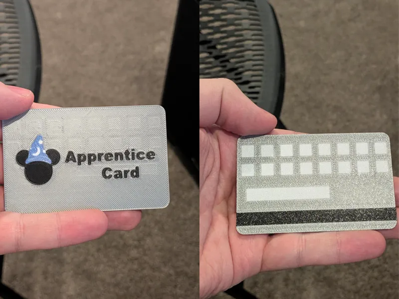 Mickey Mouse Practice Budget Card
