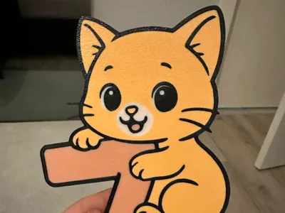 Baby 7 month, Cat