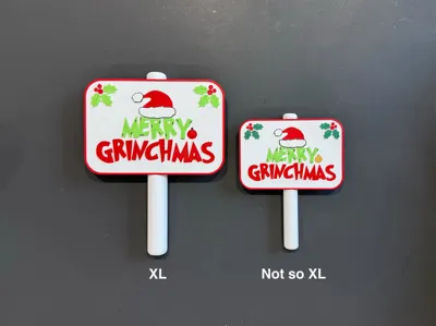 Merry Grinchmas Sign