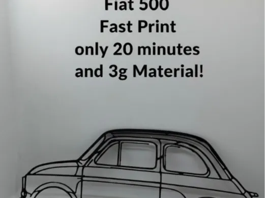 Fiat 500 Classic Silhouette