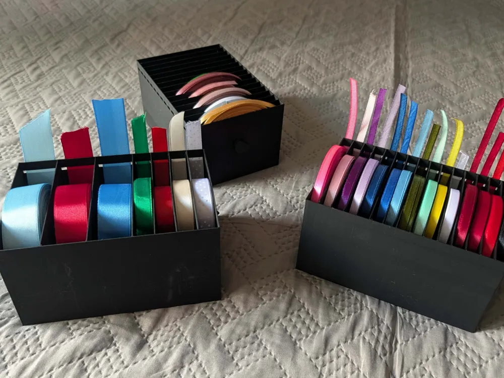 Organizador: Ribbon Storage Box – 6mm / 12mm / 25mm. Referencia del modelo original.