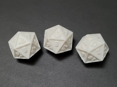 Customizable Dice - D20, D12, D10, D8, D6, D4 view 2