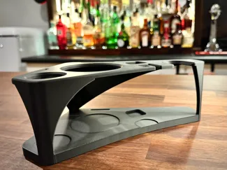 Mid-Century Modern Bar Tool Organizer