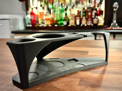 Mid-Century Modern Bar Tool Organizer