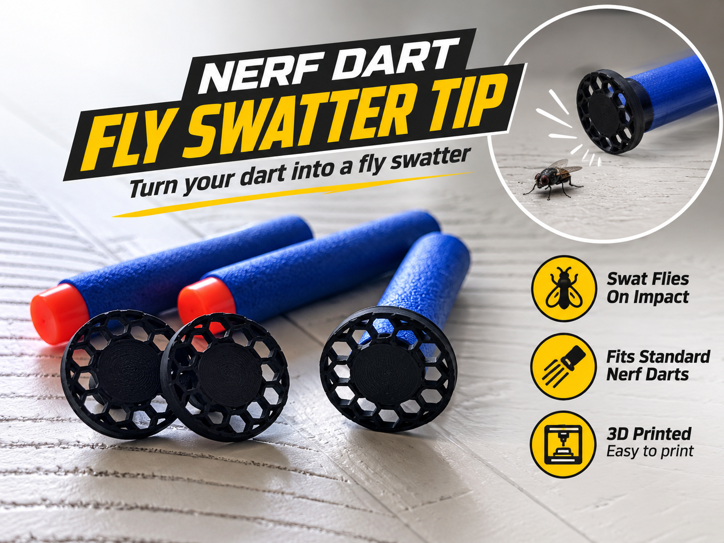 Nerf Dart Fly Swatter - 1