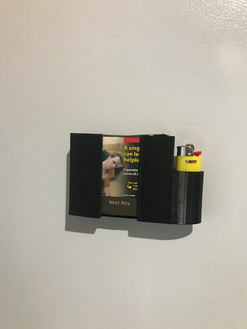 Cigarette Pack and Lighter Holder