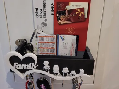 Magnetic Wall Key Box and Storage