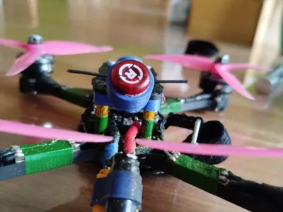 533 Lightswitch RUSHFPV Cherry2 Antenna II mount
