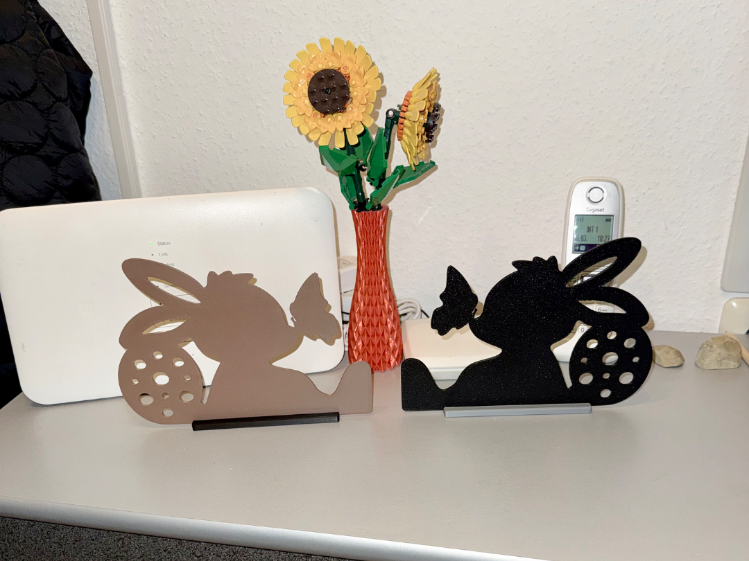 Osterhase mit Schmetterling / easter decoration 