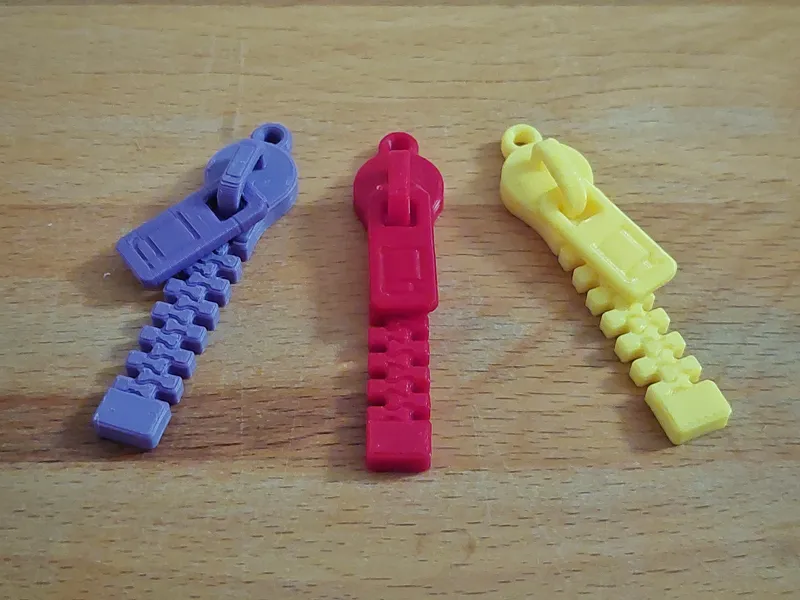 Keychain Zipper Fidget Toy