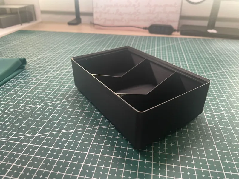 Gridfinity 3x2 box with walls (3x1)
