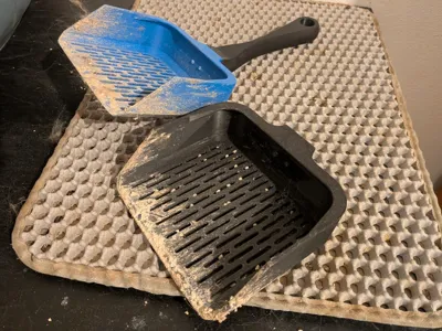 Cat poop shovel (2.8mm and 4mm versions)