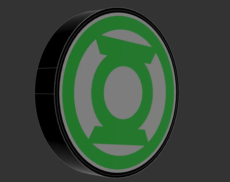 Green Lantern Logo Lightbox