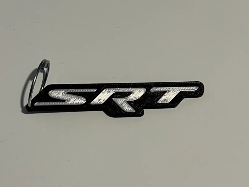 SRT logo keychain flat