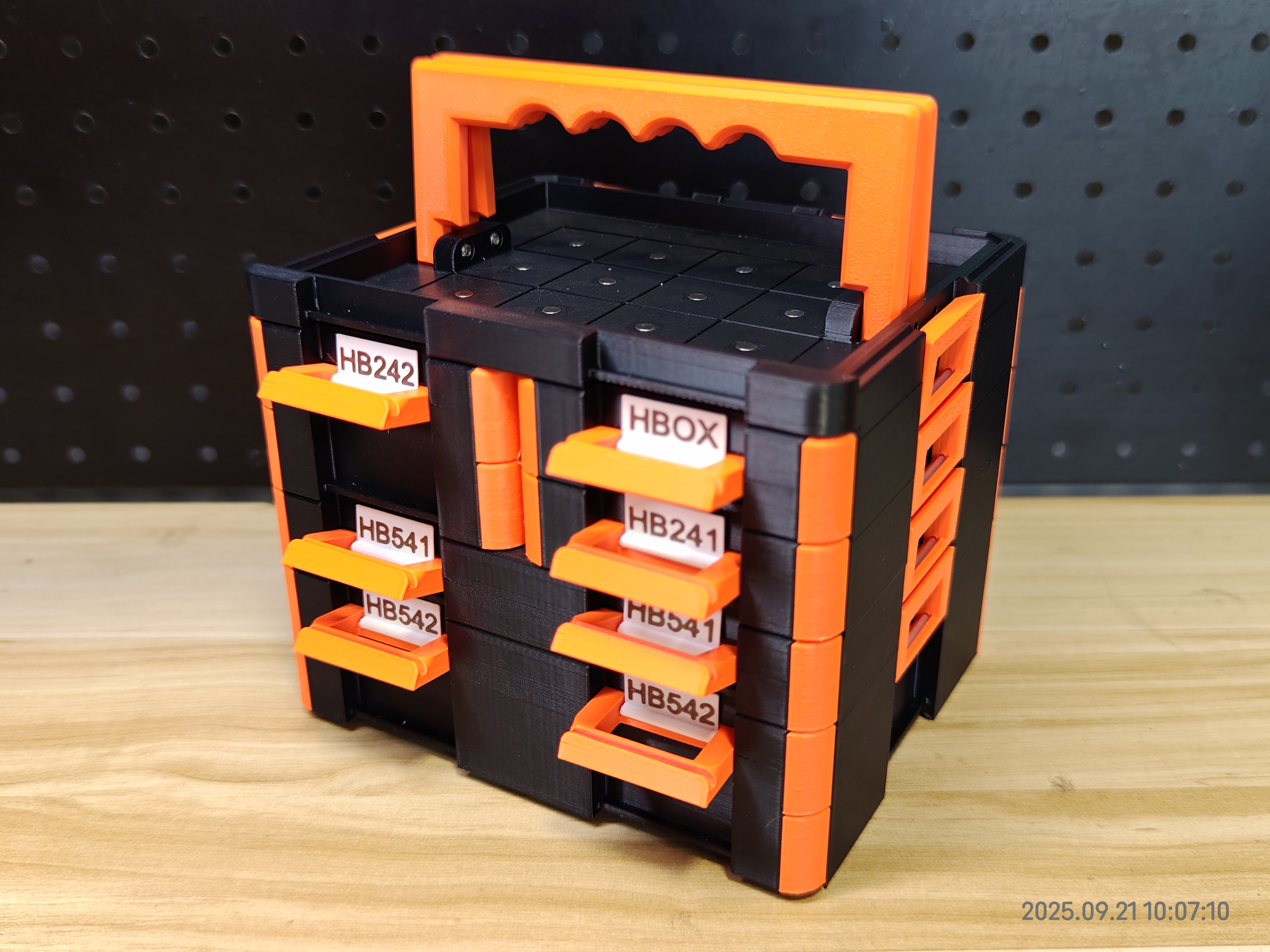 Miniatura 2 do modelo 3D HBOX抽屉堆叠收纳盒 HBOX Drawer Stackable Storage Box