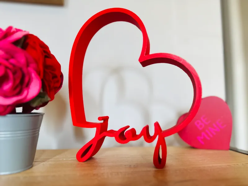 Valentines Day Joy Heart decoration