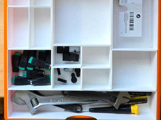 Gridfinity 6x6 Drawer Organizer